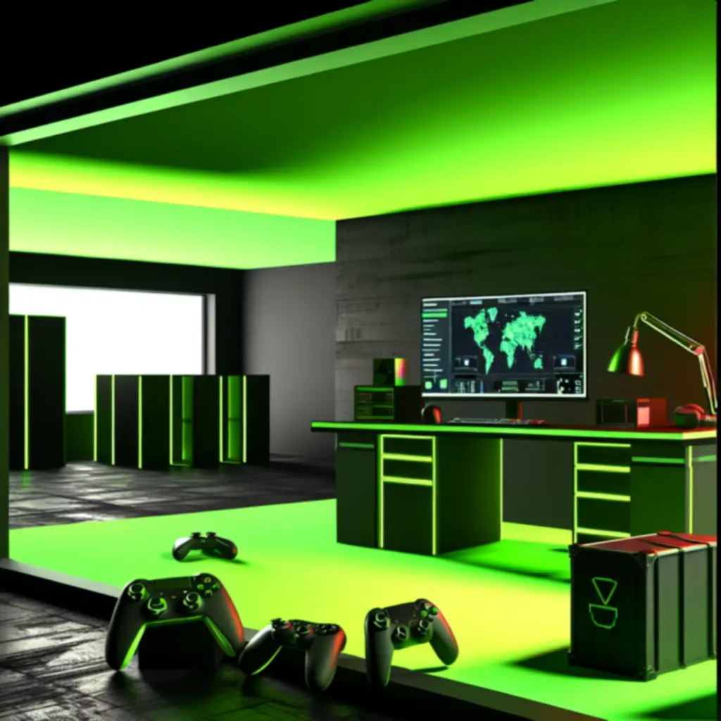 Panel centrum wsparcia PolandNight na tle nowoczesnego interfejsu gamingowego